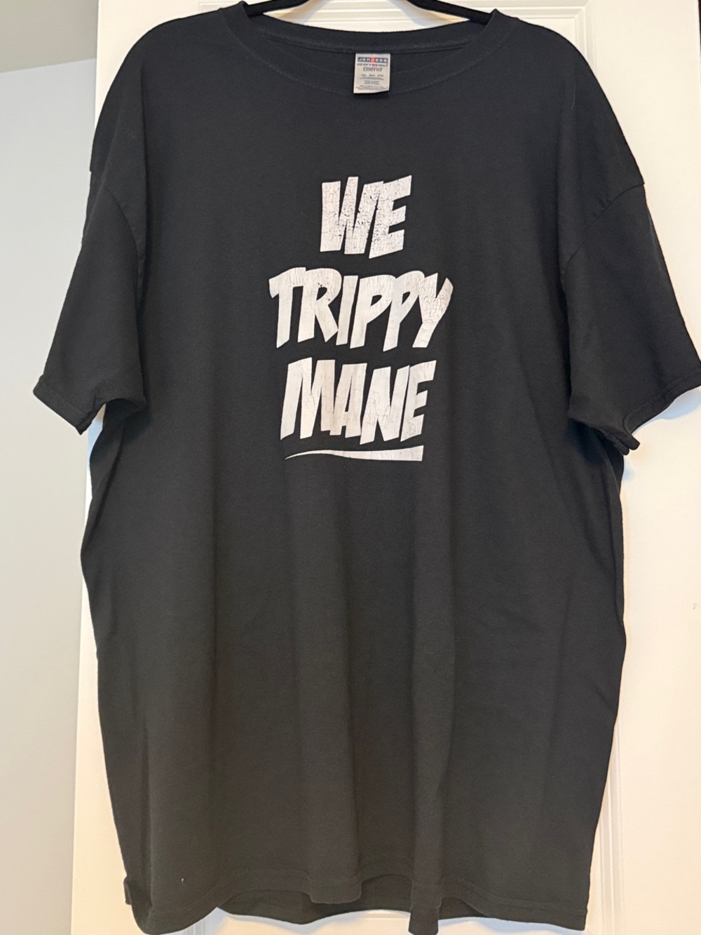 Vintage ‘We Trippy Mane’ T-Shirt 3XL Jerzees Heavyweight Hip Hop Rap Tee